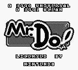 Mr. Do! screenshot 3 for GameBoy